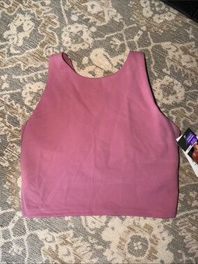 AVIA Crop Sports Bra Top Pink size small new with tags